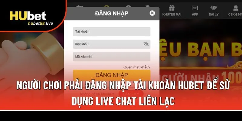 sử dụng live chat liên lạc