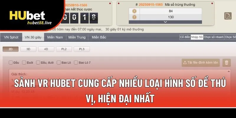 Sảnh VR Hubet 