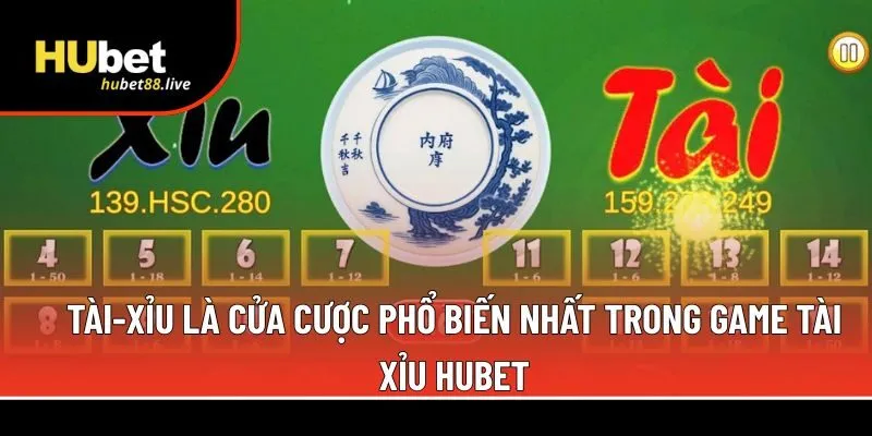 Tài-xỉu là cửa cược phổ biến nhất 